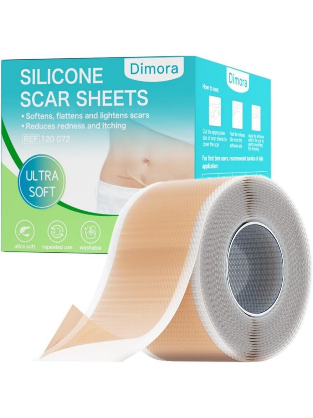 Ultra Soft Medical Silicone Scar Sheets - Waterproof Tape for Surgery, C-Section